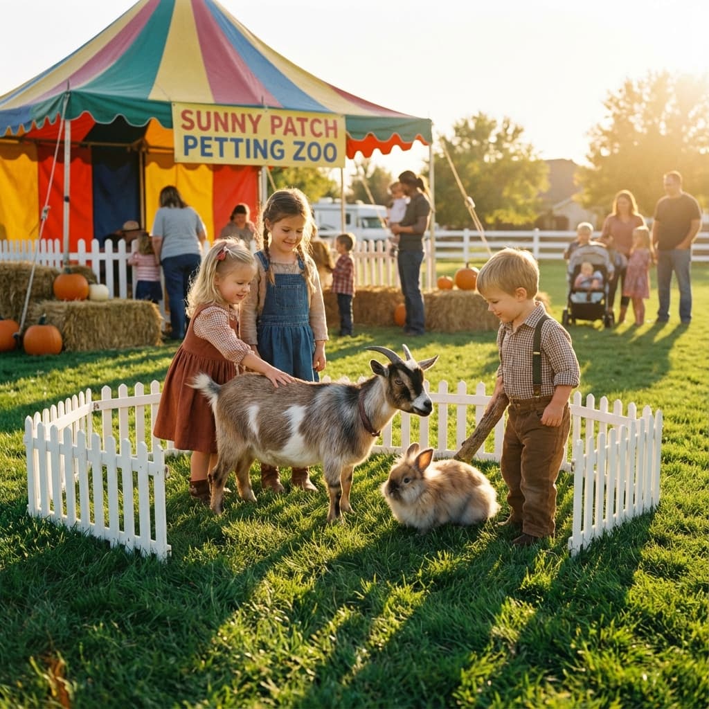 Mobile Petting Zoo birthday event